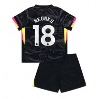 Camiseta Chelsea Christopher Nkunku #18 Tercera Equipación Replica 2024-25 para niños mangas cortas (+ Pantalones cortos)